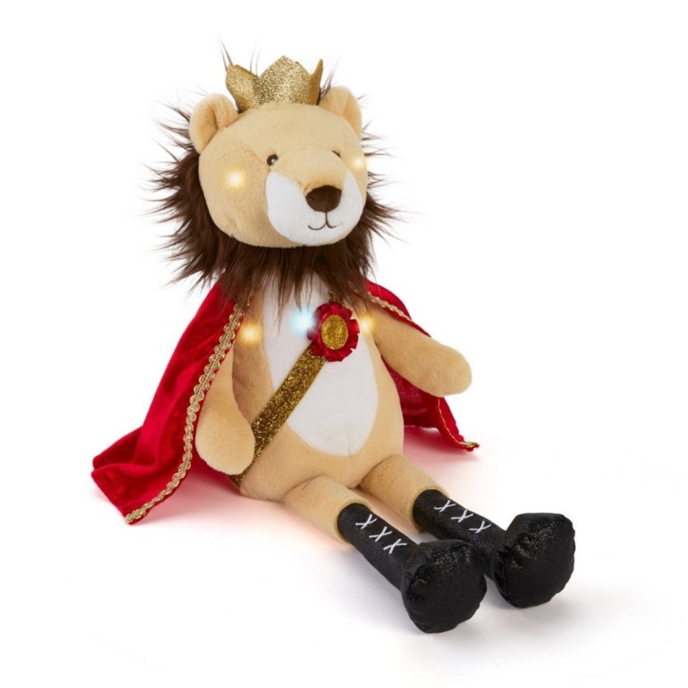 FAO Schwarz 12” Glow Brights Nutcraker Lion Plush